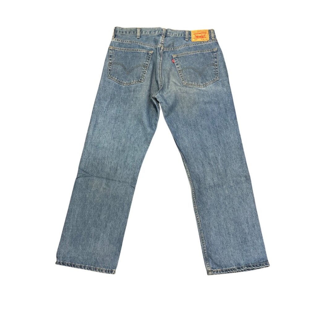 Levis 505 Regular Fit Mens Jeans Size W38 L30 Blue